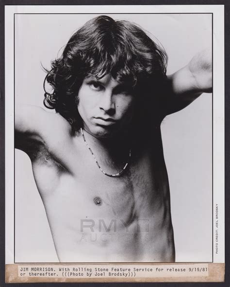 Lot # 585: 1967 Jim Morrison, "Young Lion Photo Shoot" Iconic Image by