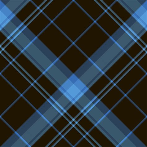 Seamless pattern in lovely black, blue and grey colors for plaid ...