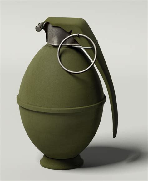 grenade render   falzone  coroflotcom