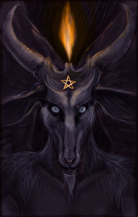 Baphomet | Satanic art, Dark fantasy art, Evil art