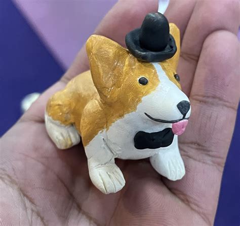 Fancy corgi : r/polymerclay