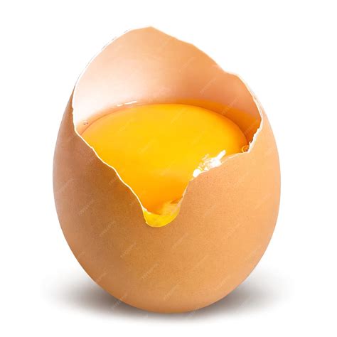 premium photo raw egg  shell isolated  white background
