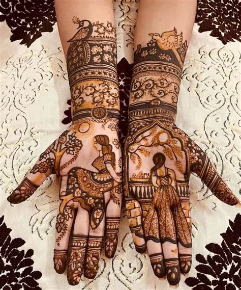 Peacock Mehndi Design Simple and Easy for Celebrations