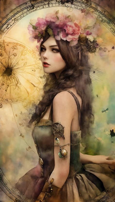 Dreamy Goth Babe Nude