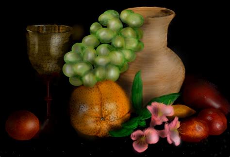 Naturmort ← a still-life Speedpaint drawing by Matildavtdr - Queeky ...