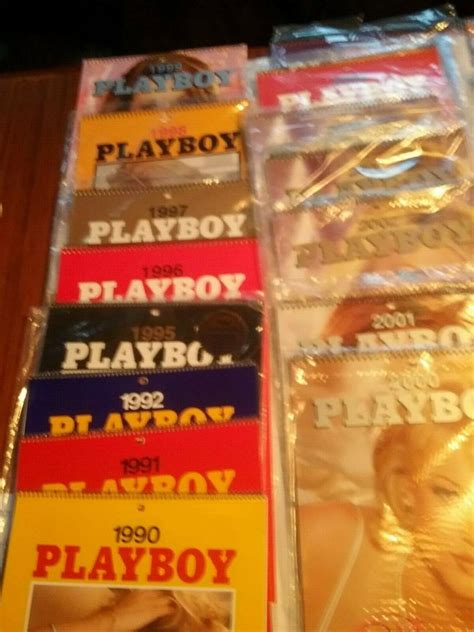 ***VINTAGE PLAYBOY PLAYMATE CALENDARS--23 IN ALL--1990-2012--COVERS--L