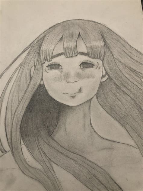 aiko drawing i did today, i havent drawn anything in months but she