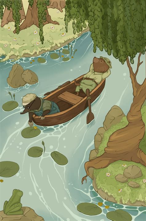 Иллюстрация Ветер в ивах в стиле 2d, детский | Illustrators.ru