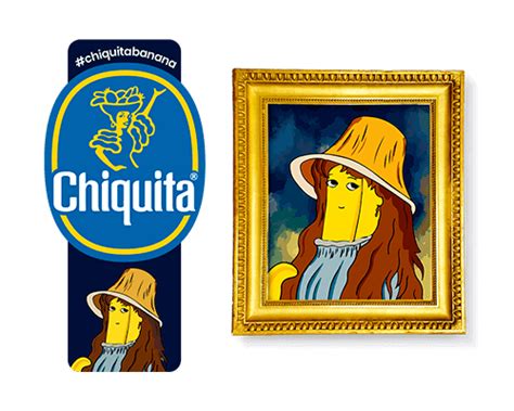 Chiquita Banana Art Stickers | Masterpieces of flavor, nutrition, and ...