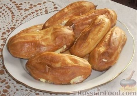 Эклеры, рецепты на RussianFood.com: 64 рецепта эклеров