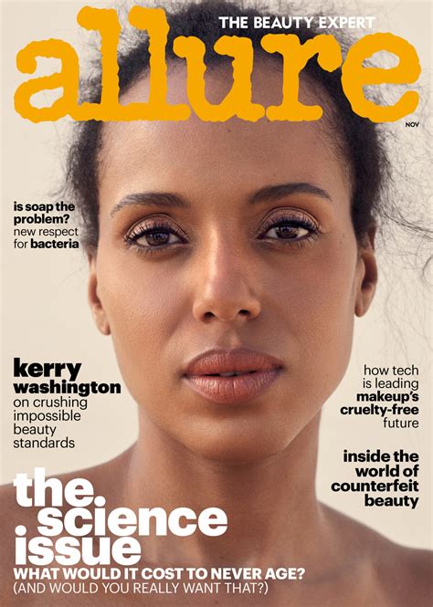 Kerry Washington is Gorgeous on Allure Magazine's November Issue