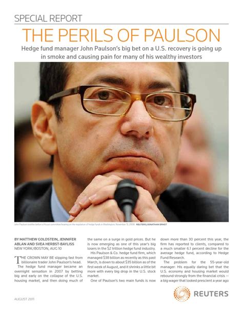 paulson net worth