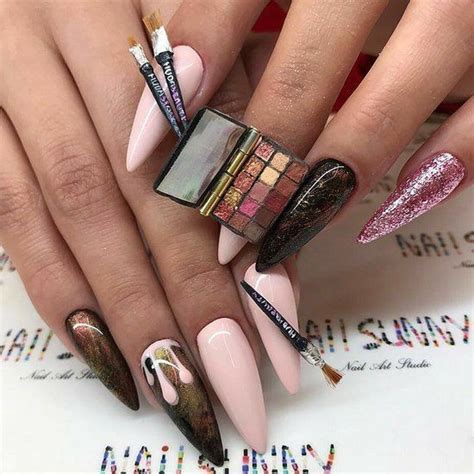 #nails #маникюр #ногти #дизайн ногтей #апельсины #китти | Crazy nails ...