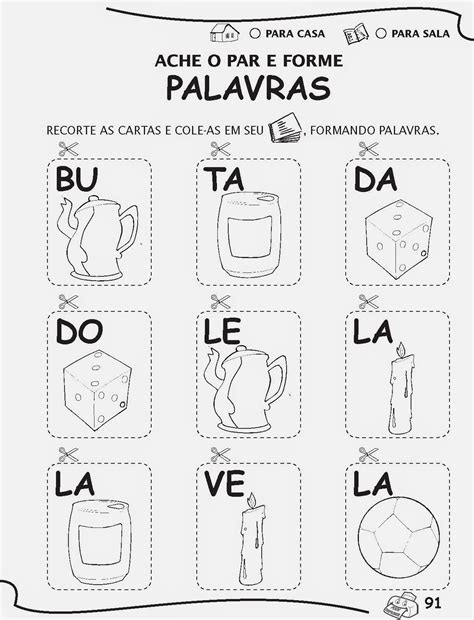 Atividade De Alfabetização Pré 1 - 8