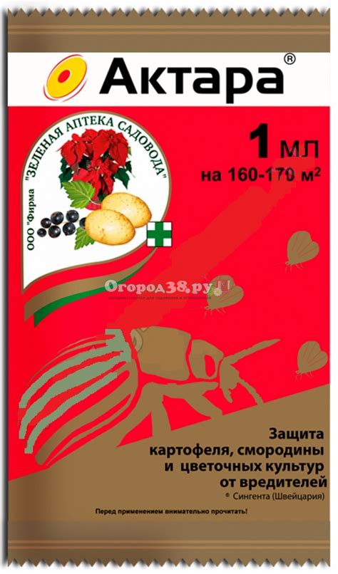 Средство Актара от тли – применение