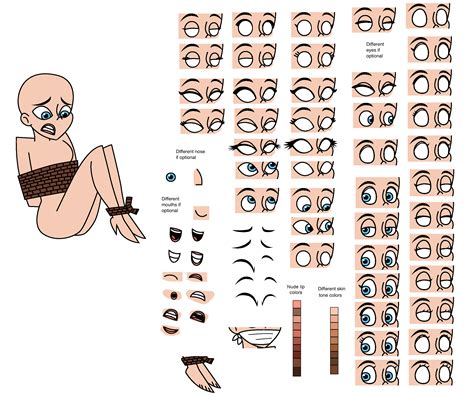HaVTitH - Human damsel in distress base 8 by BerryViolet on DeviantArt