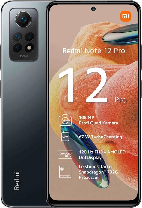 Xiaomi Redmi Note 12 Pro (Graphite Pilka) Dual SIM 6.67â€œ Amoled ...