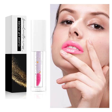 Lip Oil Cosmetics Color Changing Lip Glow Oil Lip Gloss Transparent ...