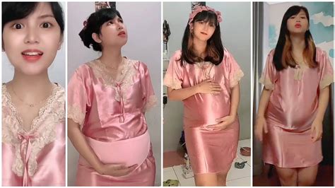 Mama muda pakai satin - YouTube