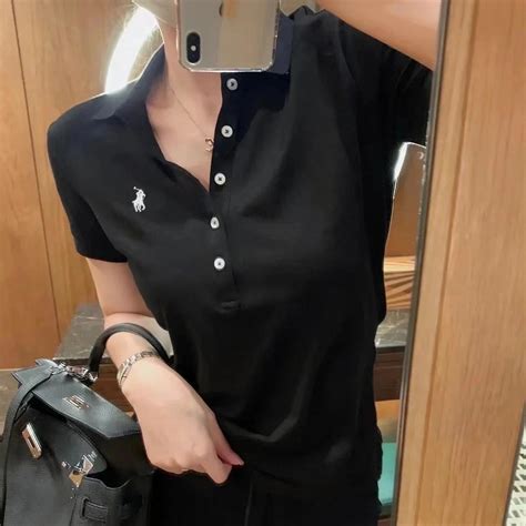 Поло Polo Ralph Lauren, размер 46, цвет черный, хлопок - купить по ...