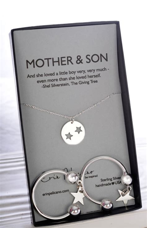 Mom Son Jewelry Mother and Son Star Necklace Mother of the