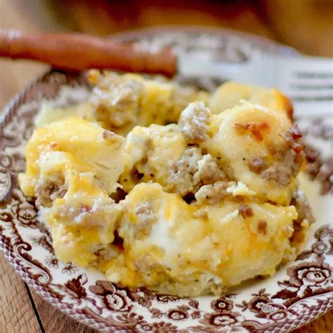 Sausage Egg And Biscuit Casserole - Kinastro