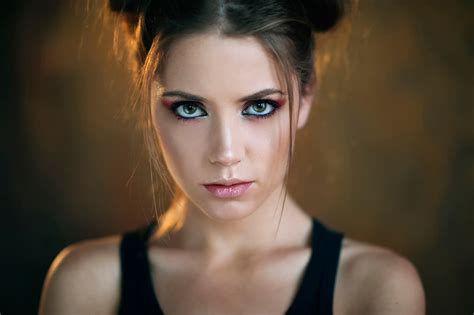 Image Xenia Kokoreva Maxim Maximov Face young woman 2048x1363