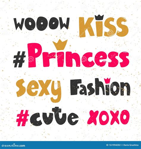 Wow, Kiss, Princess, Sexy, Fashion, Cute, Xoxo. Sticker for Social