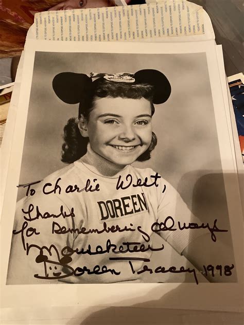 DOREEN TRACEY - 8 x 10 - THE MICKEY MOUSE CLUB - in Person | eBay