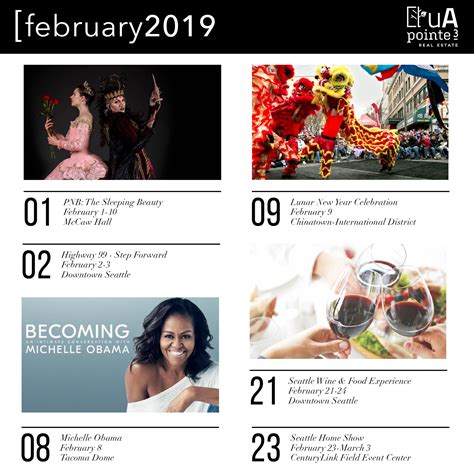 Seattle Event Guide - February 2019 - UrbanAsh Real Estate