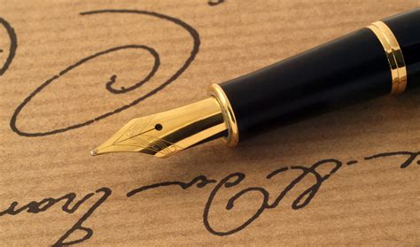 Fountain Pen Writing Styles