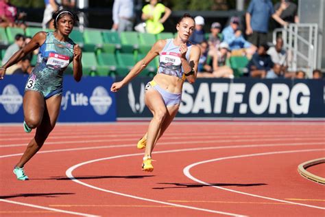 Abby Steiner finishes fourth in 200m at USA Track & Field Championships ...