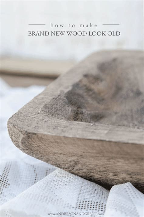 Making a New Dough Bowl Look Old | anderson + grant