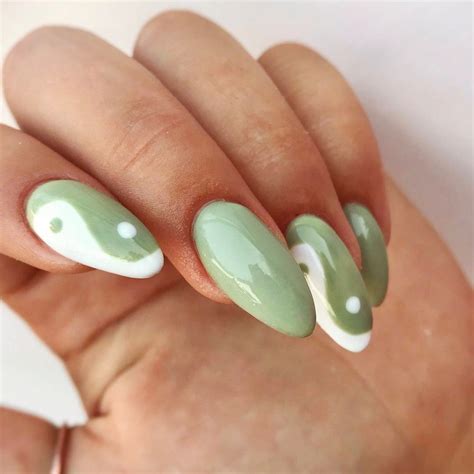 Sage Green Nail Ideas - IDEASWC