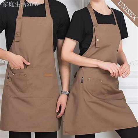 ♞𝕝𝕦𝕔𝕜𝕪𝕝𝕜𝕙* Waterproof Kitchen Apron Chef BBQ Cooking Baking Apron With