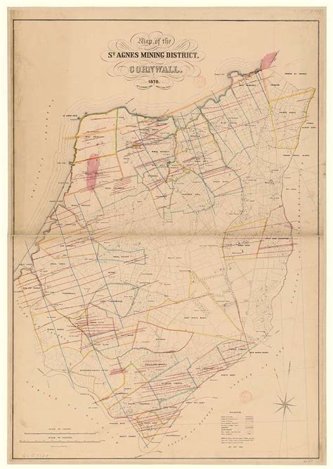 map   st agnes mining district cornwall picryl public
