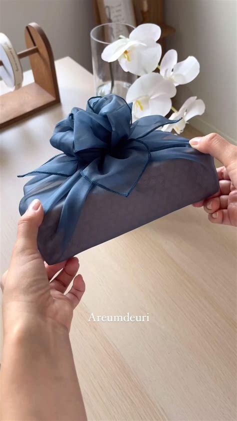 Красивая упаковка подарка от ig:@areum_deuri #beautifulgiftpackaging # ...
