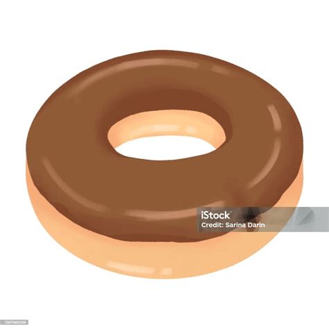 Ilustrasi Ikon Cokelat Donat Digambar Tangan Ilustrasi Stok - Unduh ...