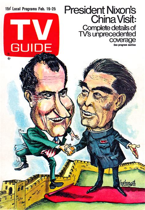 Nixon in China (TV Guide Cover - February 19 - 25, 1972)