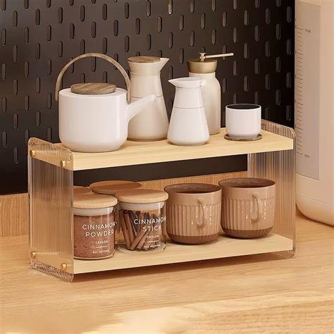 Amazon.com - LiTY Coffee Station Organizer 2 Tier Acrylic Home Storage
