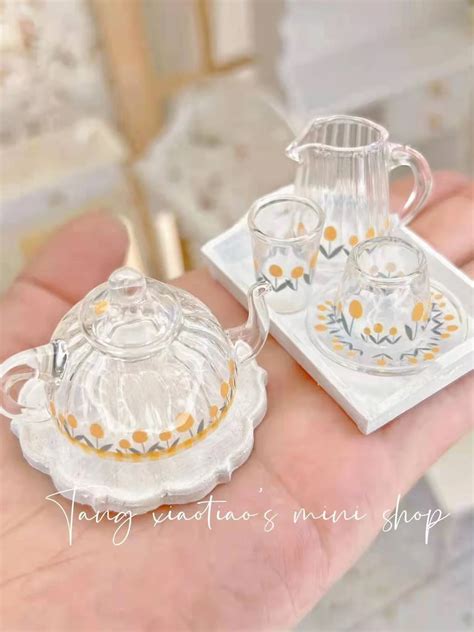 Миниатюрный Кукольный домик, фарфоровые чашки для кофе и чая ...
