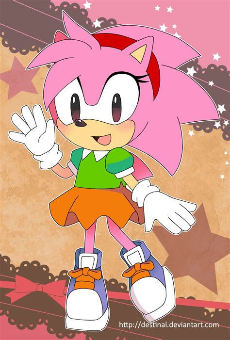 Sonic Postcard - Rosy by Crystal-Ribbon on DeviantArt