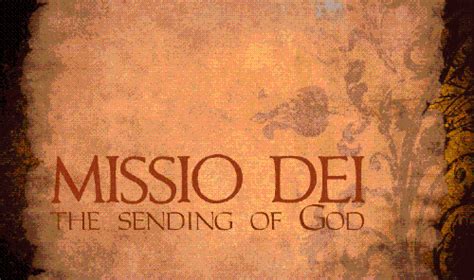 Missio Dei: The Sending of God | Church & Culture