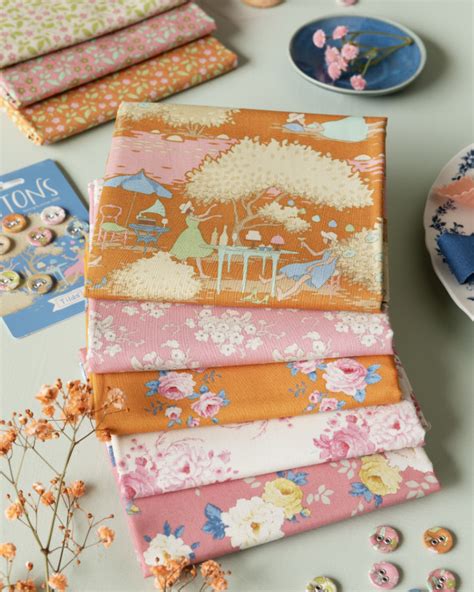Tilda Sunday Brunch Fat quarter fabric bundle - Kornacraft