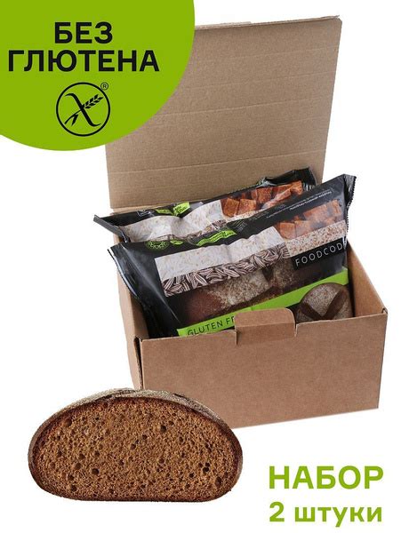 Хлеб без глютена Вермонтский FOODCODE (2 шт Шоубокс) - купить с ...