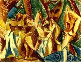 Pablo Picasso — Les Demoiselles d'Avignon (The Young Ladies of Avignon ...