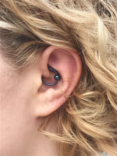My daith piercing! Done by Diana Brown at Sadu in Charlotte, NC : r