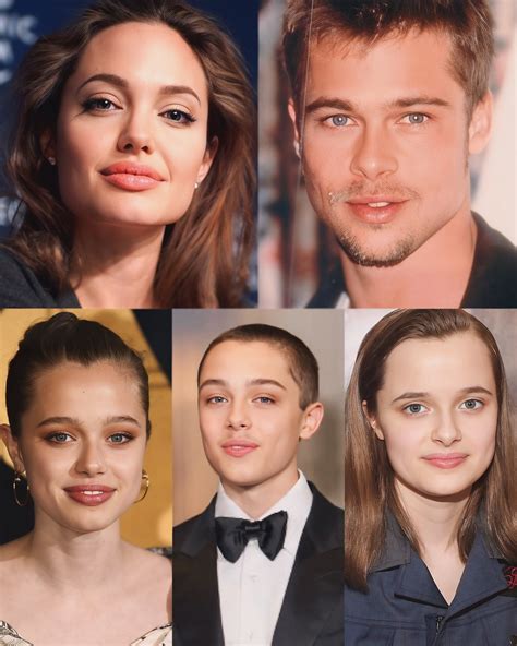 Celebs aesthetics | Biological kids of Angelina Jolie & Brad Pitt are ...