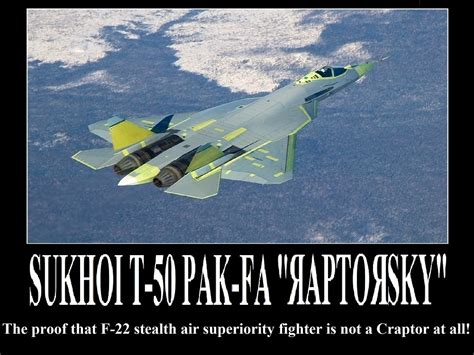 Sukhoi T50 PAK-FA motivational by Japanimes on DeviantArt