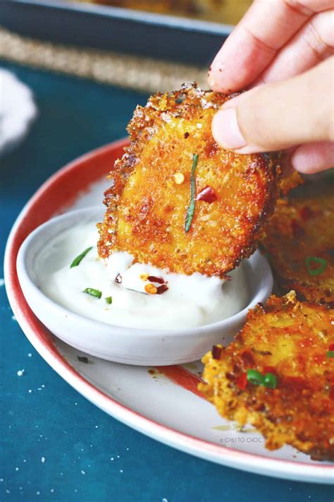 Crispy Parmesan Crusted Potatoes - Chili to Choc